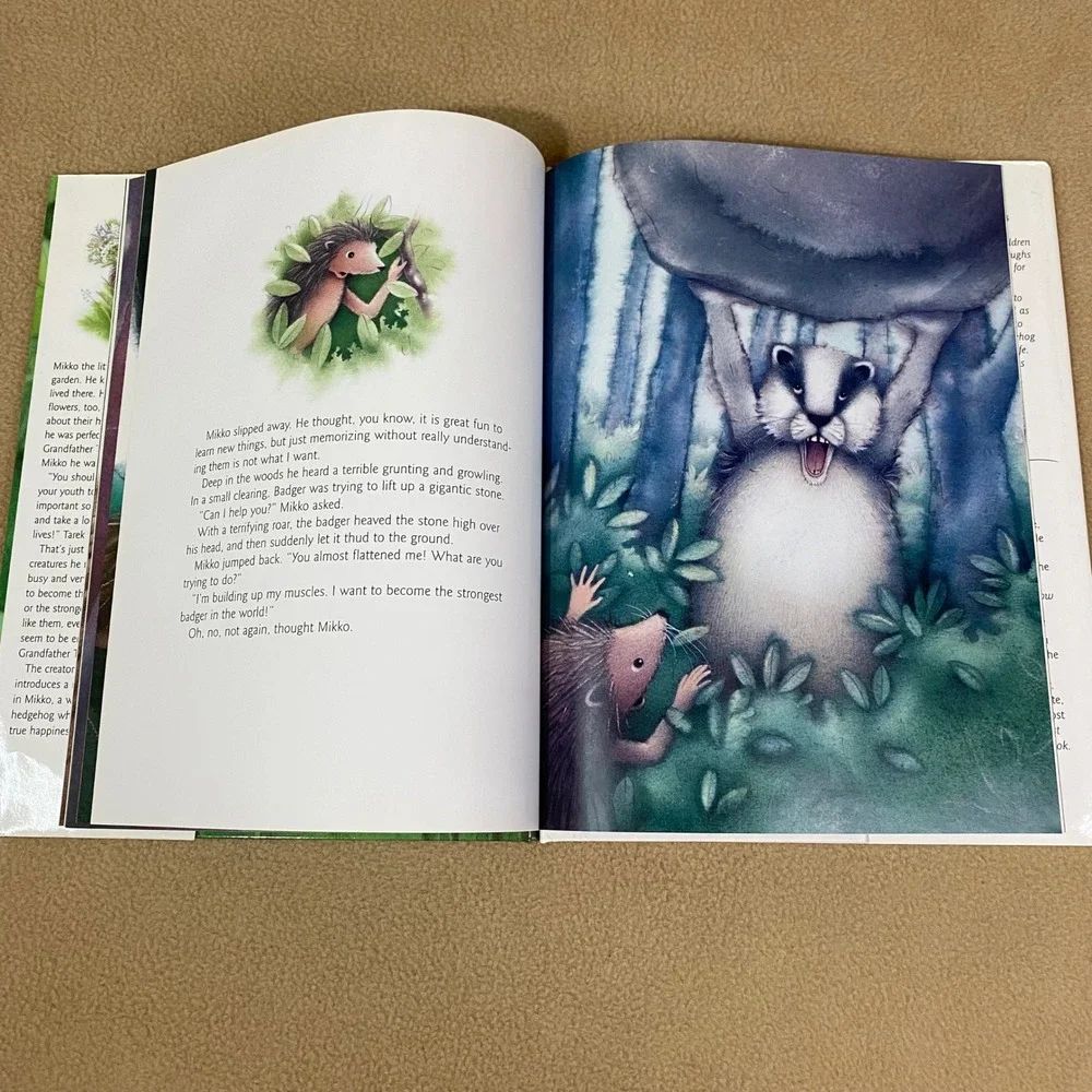 The Happy Hedgehog‎ Kids Book Marcus Pfister Hardcover Bedtime Story Library EUC